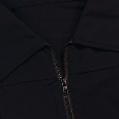 Summer Zipper Workwear With Pocket Jumpsuit
