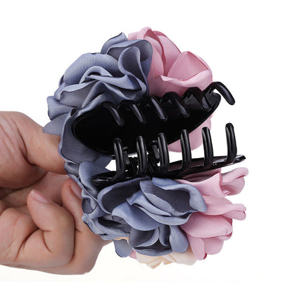 Korean Flower Large Hair Clip