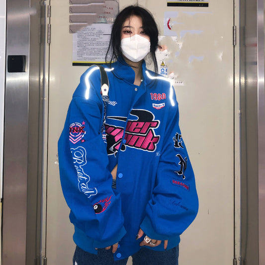 Men's And Women's Padded Jacket American Style Retro