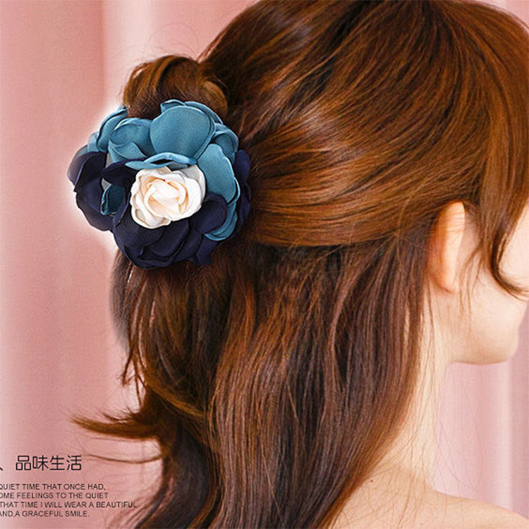 Korean Flower Large Hair Clip