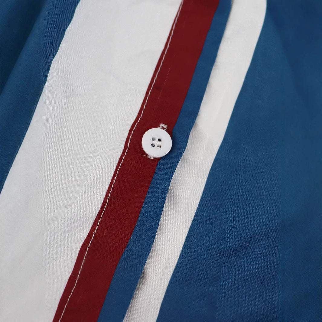 Button Long Sleeve Top With Blouse And Pants Women