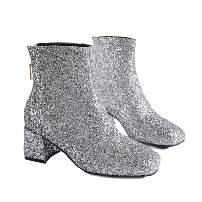 Autumn And Winter Plus Size Casual Fashion Shoes GREAT Sequins