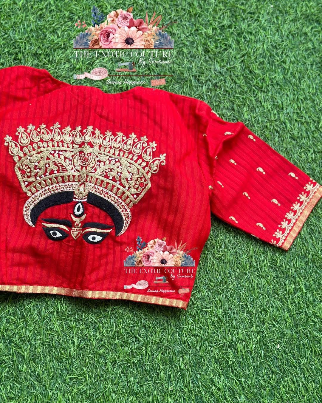 MAA DURGA HAND EMBROIDERY BLOUSE