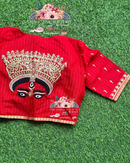 MAA DURGA HAND EMBROIDERY BLOUSE