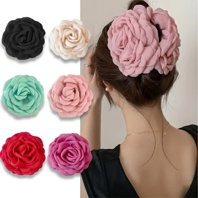 Flower Female Simple Graceful Barrettes
