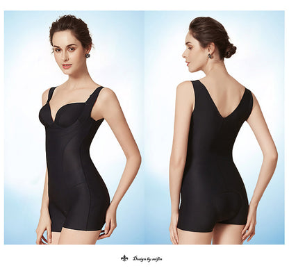 Pull-off cup tube top and leg shaper