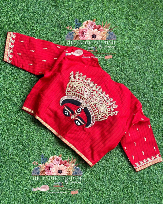 MAA DURGA HAND EMBROIDERY BLOUSE