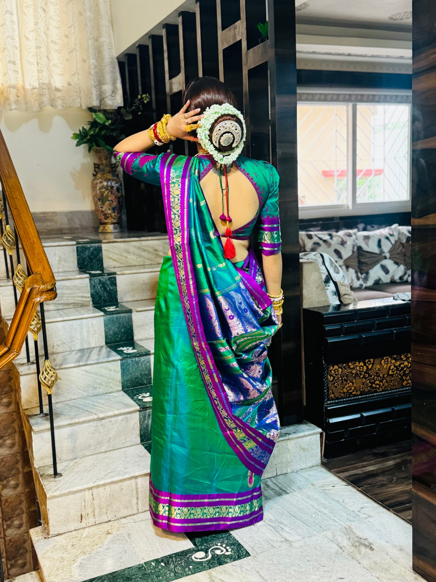 Garima – The Grace of Garad Silk” Bengal Heritage Garad Saree in Silk Elegance With Designer Blouse