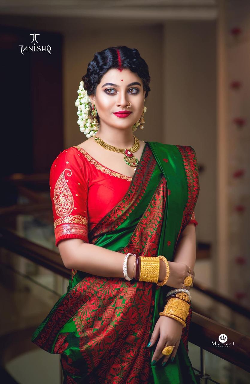 Embroidery Blouse with Aari Kaj