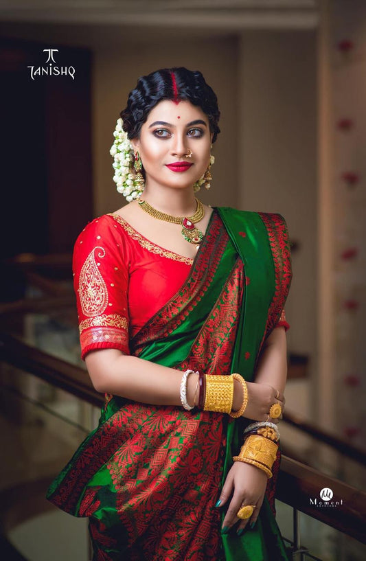 Embroidery Blouse with Aari Kaj