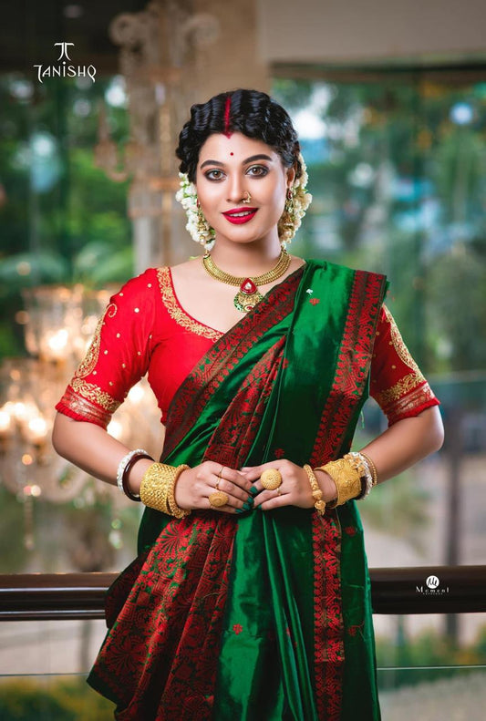 Embroidery Blouse with Aari Kaj