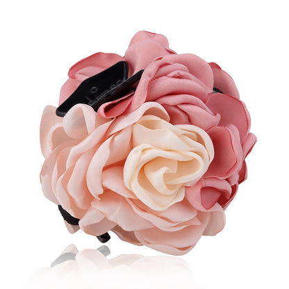 Korean Flower Large Hair Clip