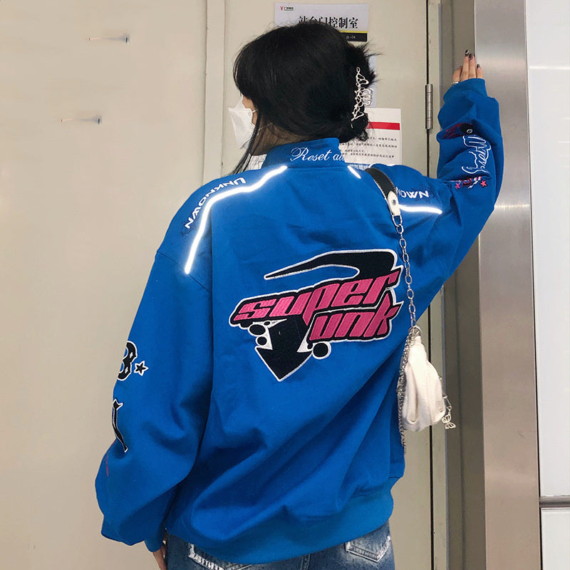 Men's And Women's Padded Jacket American Style Retro